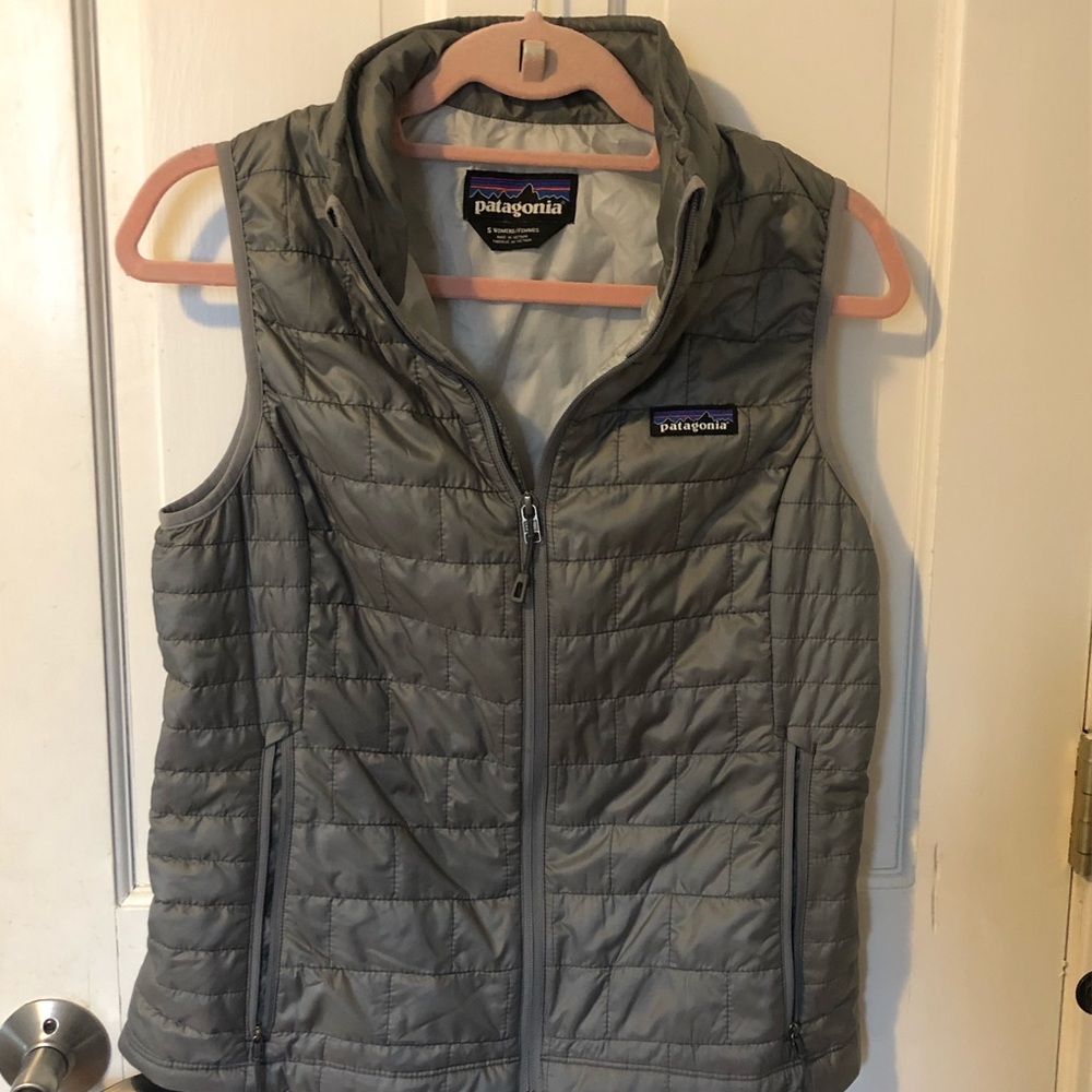 Gray Patagonia Vest, size small.